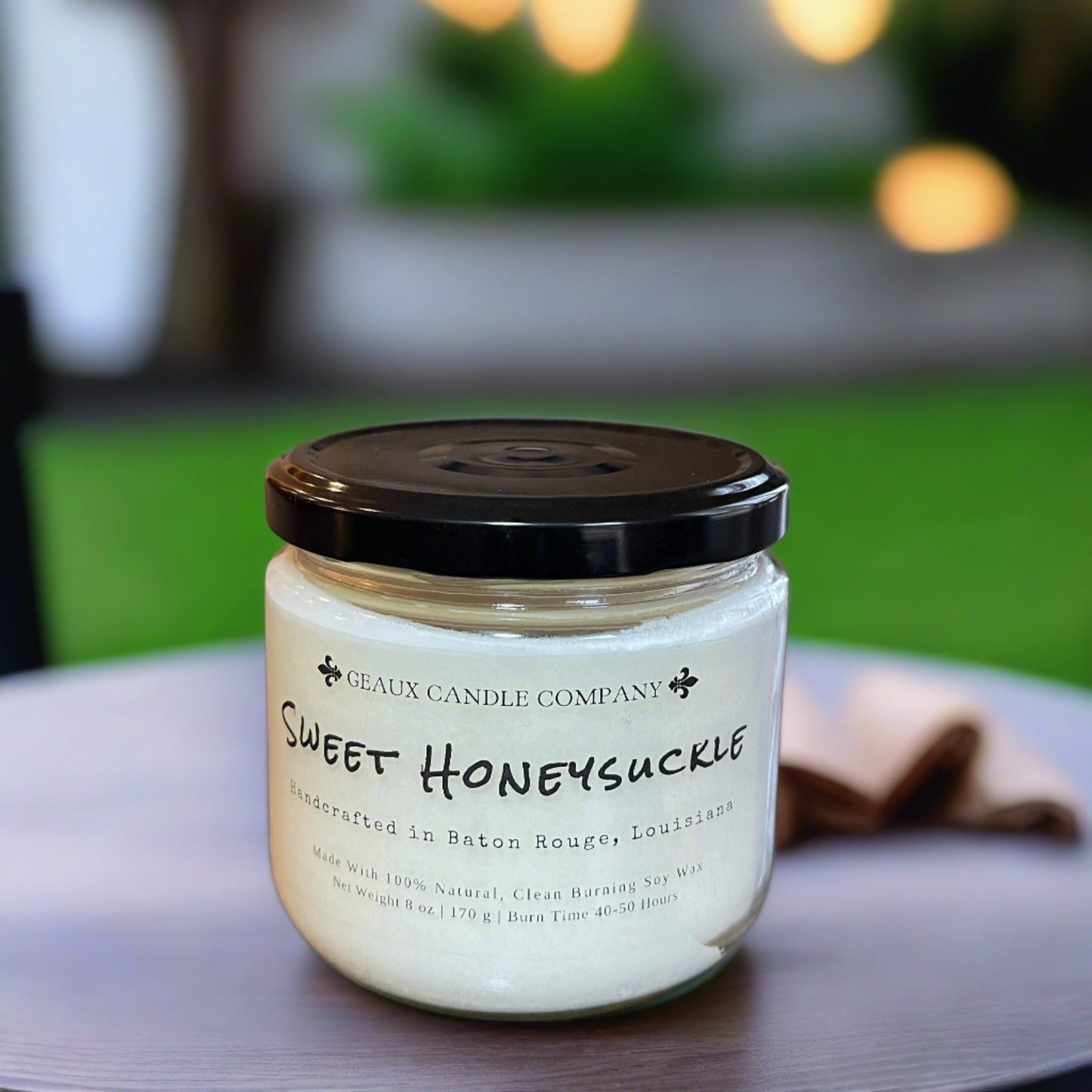 Sweet Honeysuckle Candle - Geaux Candle Company